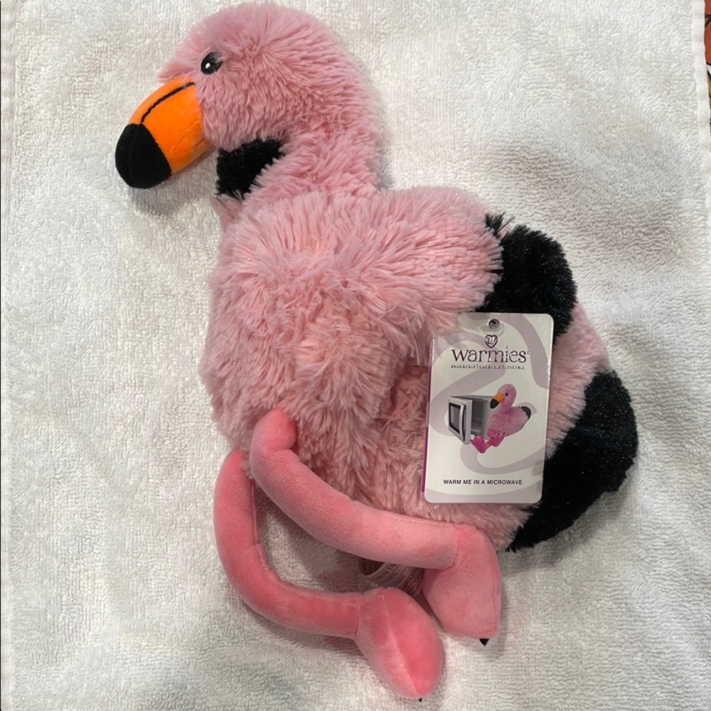 NWT Warmies Pink Flamingo